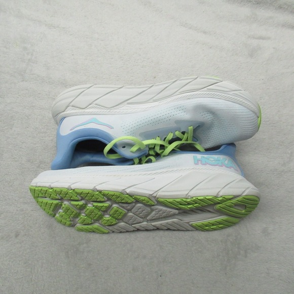 Hoka One One Women 11B Running Shoes White Arahi 7 Gym Light Lace Up Sneakers - Picture 4 of 14